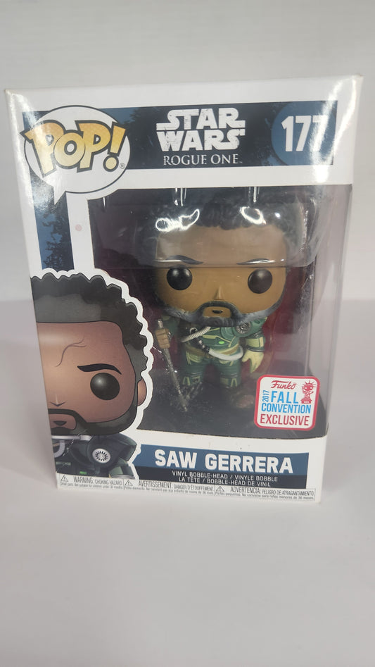 Funko POP! Star Wars Rogue One Saw Gerrera Exclusive #177