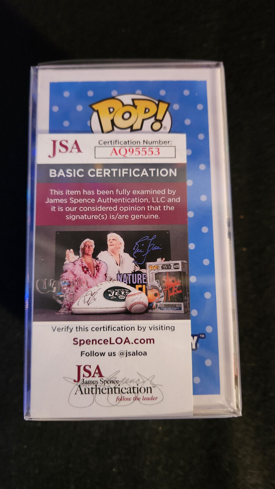 Pillsbury Doughboy Funko Pop Signed 65 JSA Cert