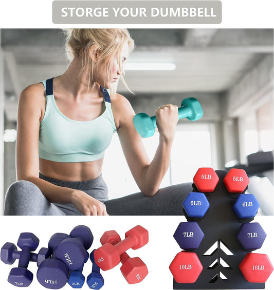 Dumbbell Rack, Dumbbell Storage Rack Weight Organizer Rack Only for Home Gym ...