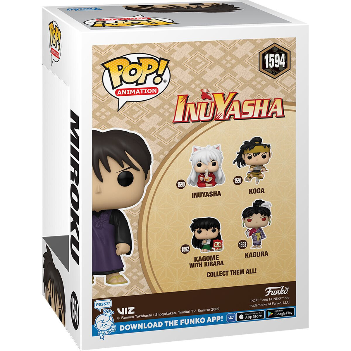 Funko Pop! Vinyl: Inuyasha - Miroku - Diamond Comics (Exclusive) #1594